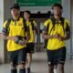 Barcelona SC llegando a Quito para su partido con Aucas. Foto Barcelona SC