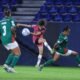 Dragonas IDV en su partido con Palmeiras en la Copa Libertadores Femenina. Foto Dragonas IDV