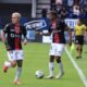 Layan Loor y Emerson Pata en el juego de Independiente del Valle ante Aucas. Foto: IDV