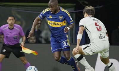 Enner Valencia en el partido contra Vasco Da Gama. Foto Boca Juniors