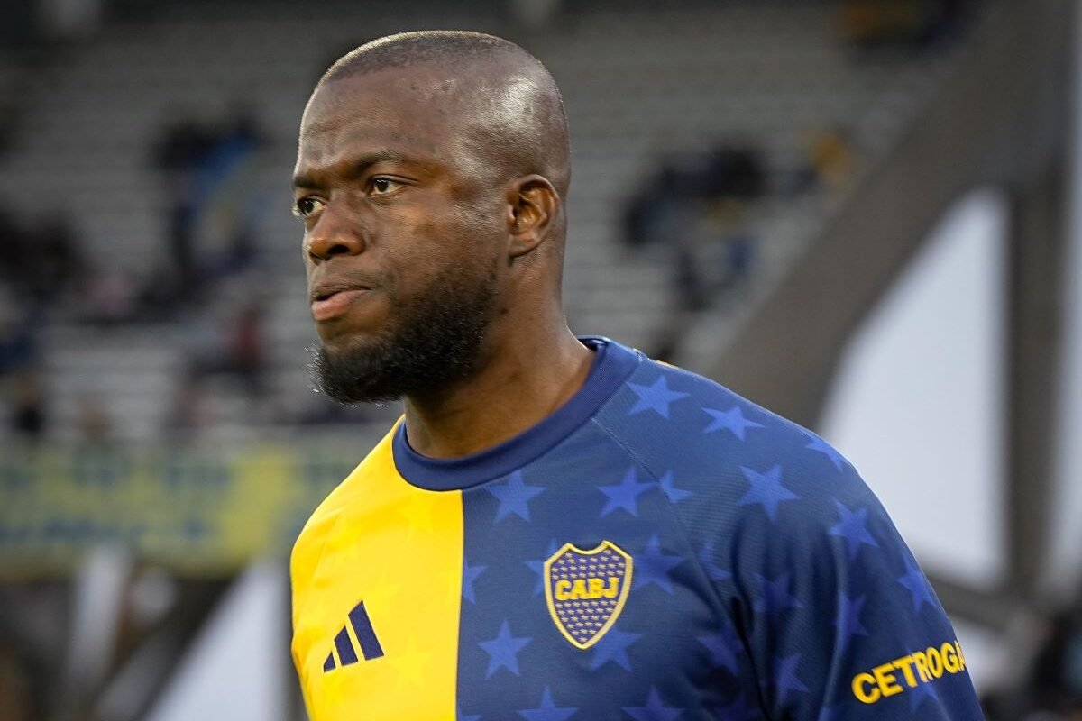 Enner Valencia en un entrenamiento con Boca Juniors. Foto Boca Juniors
