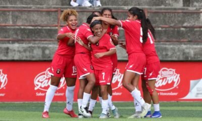 Jugadoras de Caracas FC en agosto de 2026. Foto Caracas Futbol Club Femenino
