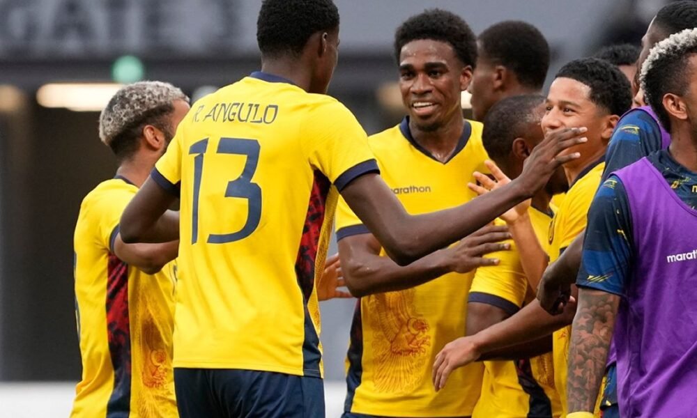 La Selección de Ecuador en su partido con Panamá en la Copa Kirin 2026. Foto La Tri