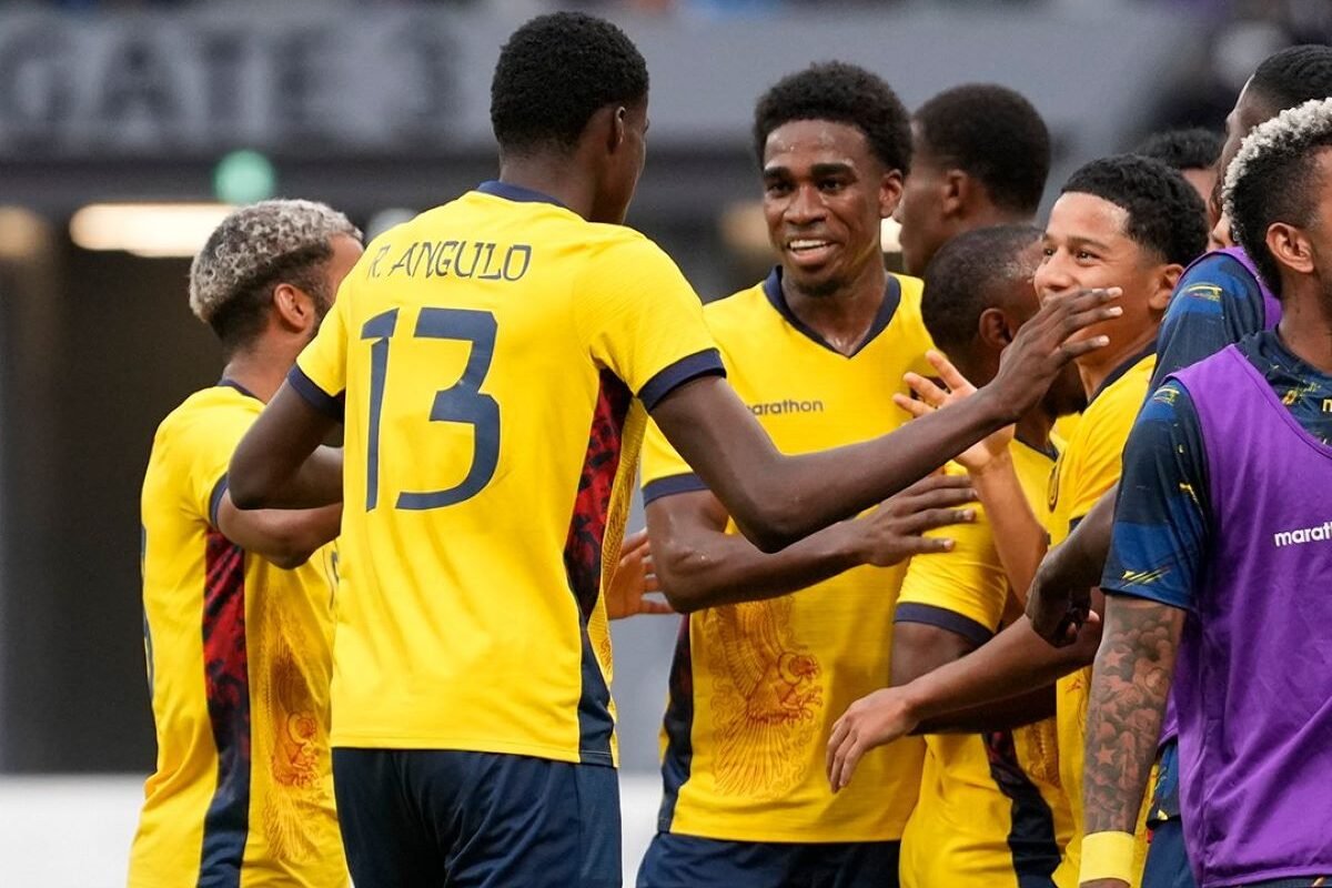 La Selección de Ecuador en su partido con Panamá en la Copa Kirin 2026. Foto La Tri