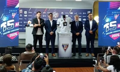 La presentación de la camiseta para la Liga 10k 2026. Foto Patricio Javier Díaz