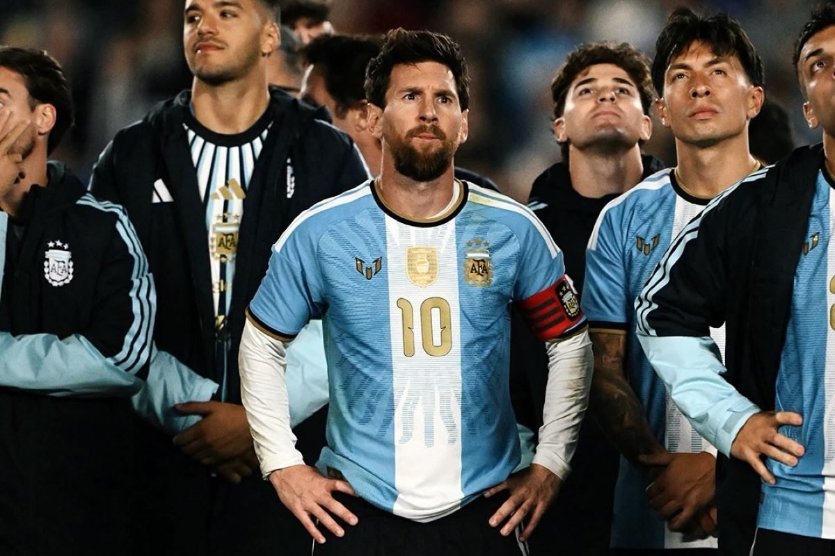 Lionel Messi en su partido de despedida de la Selección de Argentina. Foto Selección de Argentina