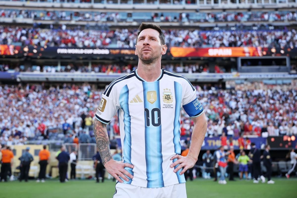 Lionel Messi en su último partido con la Selección de Argentina en el Mundial. Foto Selección de Argentina