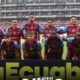 Macará venció 2-1 a LDU en el estadio Rodrigo Paz, en la cuarta fecha de los hexagonales. Foto: Macará