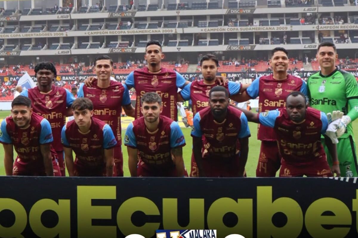 Macará venció 2-1 a LDU en el estadio Rodrigo Paz, en la cuarta fecha de los hexagonales. Foto: Macará