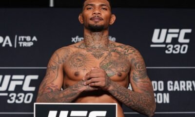 Michael Morales en el pesaje de la UFC. Foto UFC