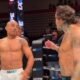 Marlon Chito Vera y José Aldo, al final de la pelea.