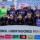 Plantel de Dragonas IDV en el debut de la Copa Conmebol Libertadores Femenina. Foto: Dragonas