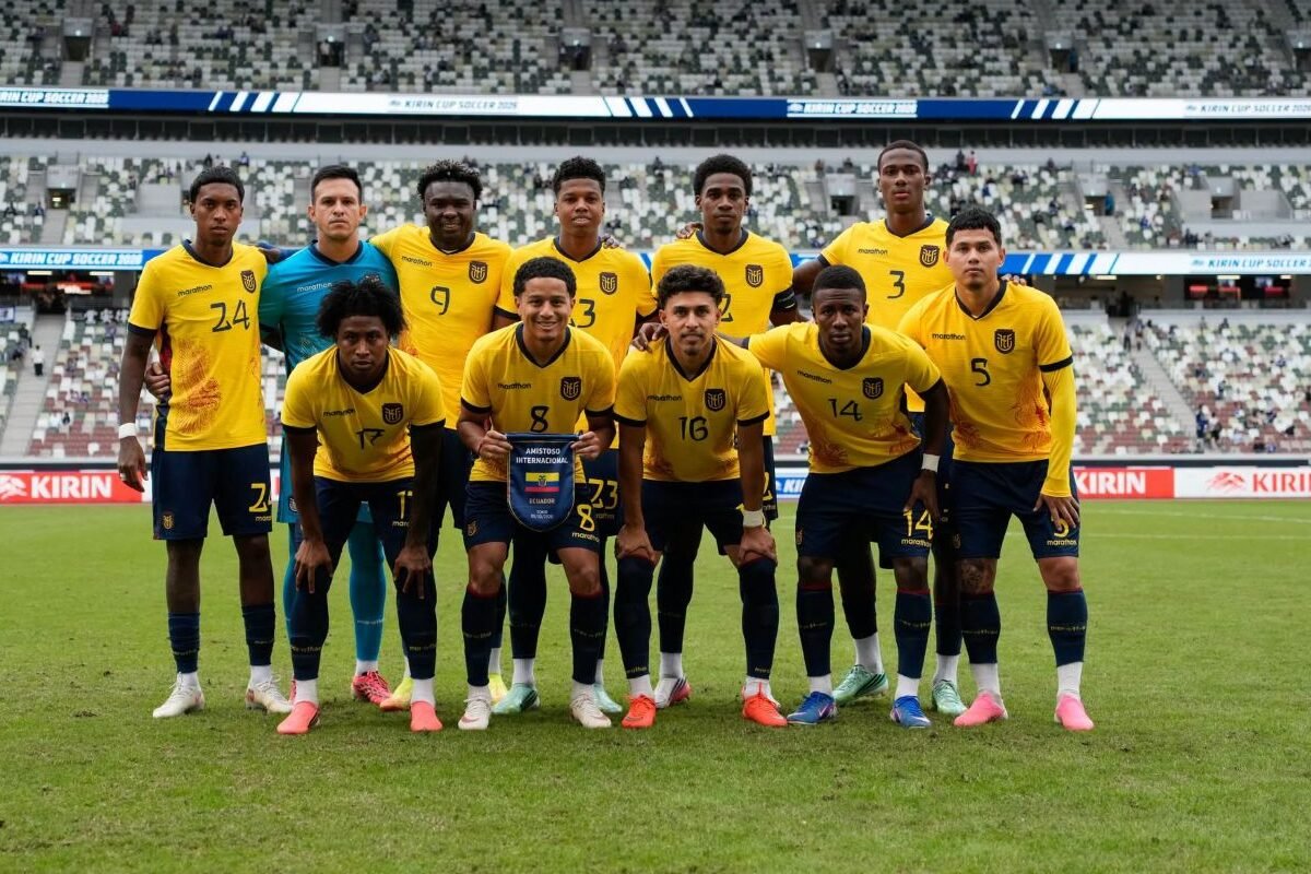 La alineación titular de la Selección de Ecuador que abrió ante Panamá. Foto: La Tri